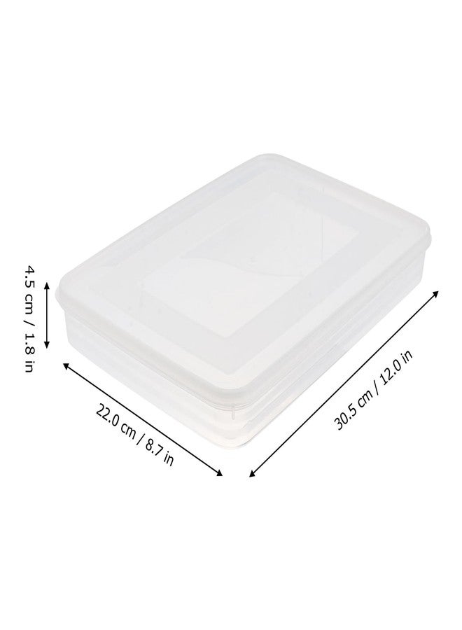 COLLBATH 2pcs Dumplings Storage Box Refrigerator Container with Lid for Dumplings Stackable Kitchen Supply Easy to Clean Safe for Microwave and Freezer - Image 2
